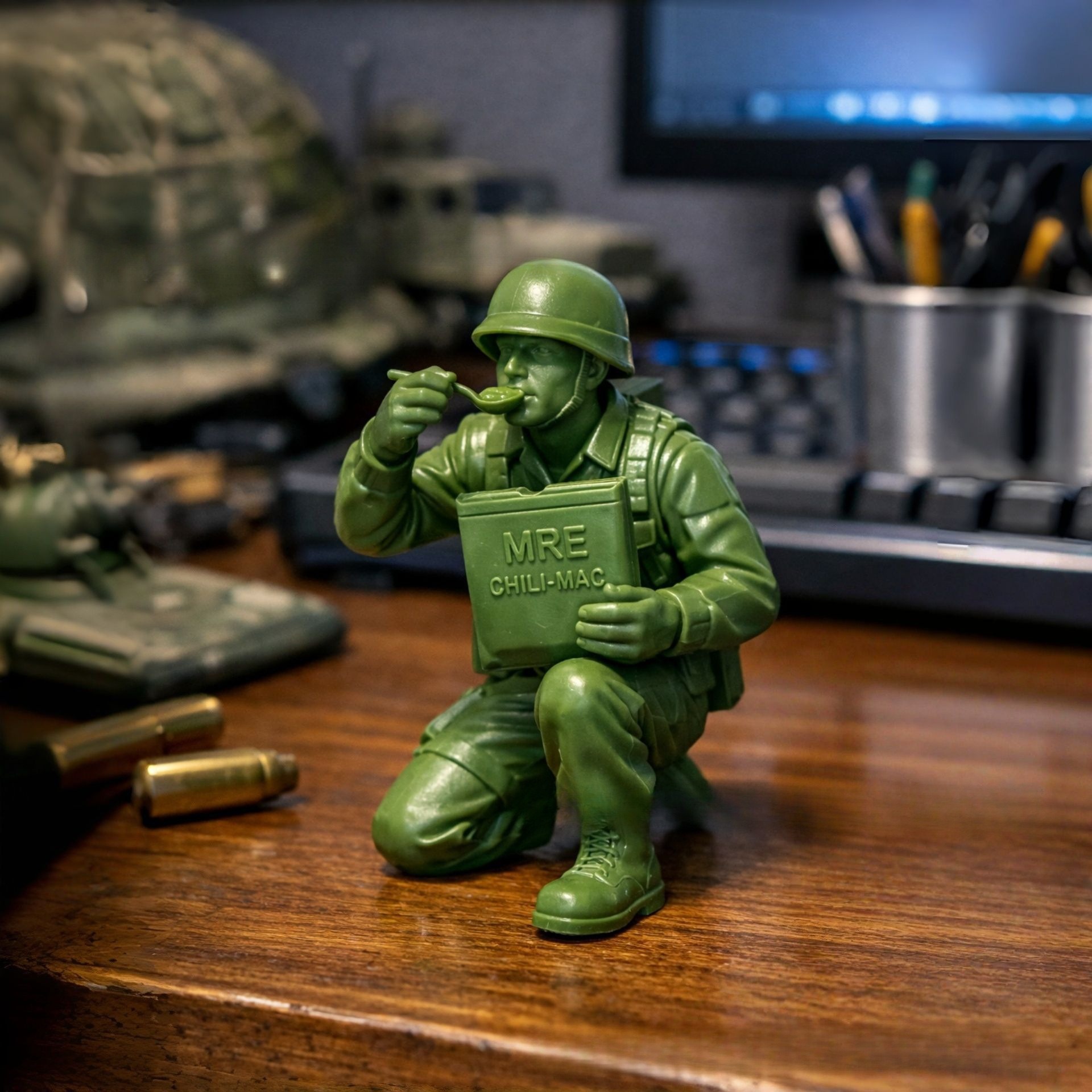 Green Soldier Figurine – MRE Military