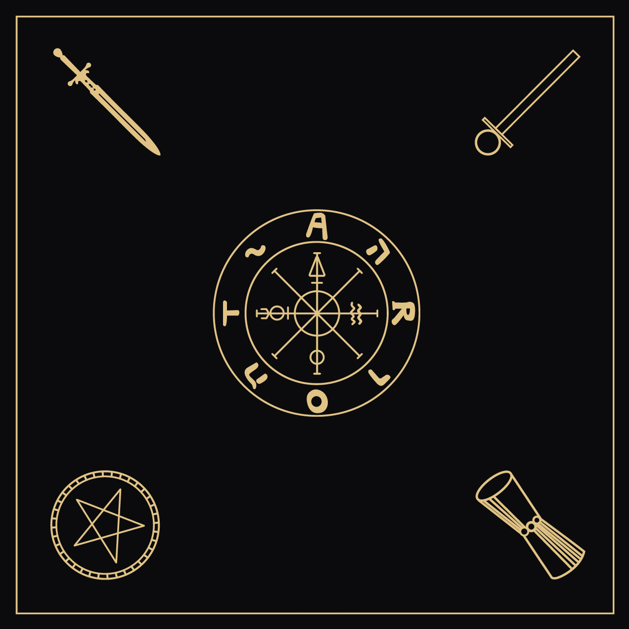 🔥Explore the Mystical World of Tarot Gold Foil Tarot