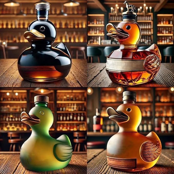 Funny Whiskey Duck Bottle