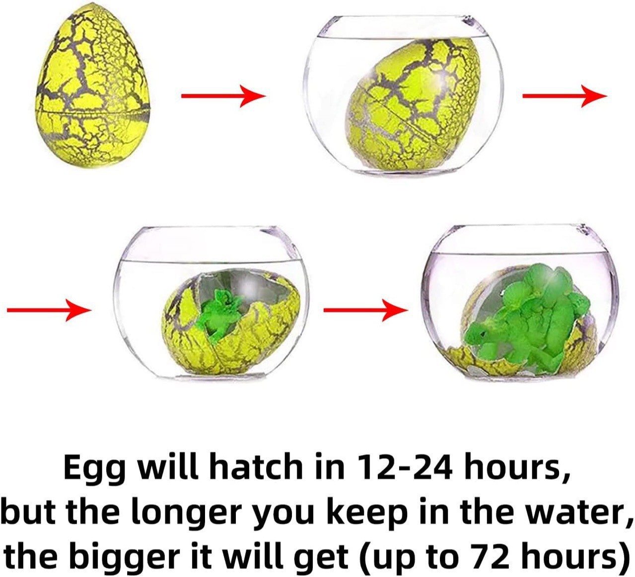 💝Valentine Day Gift For Kids - 🦖Dinosaur Egg Growing Toys