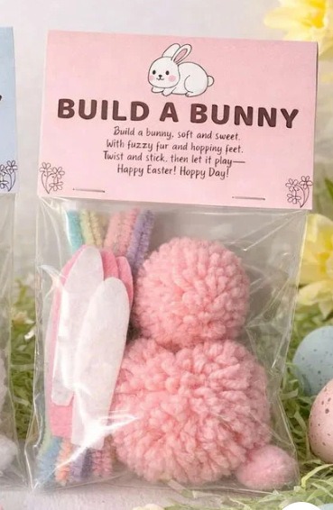 Build a Bunny Easter Craft Kit for Kids