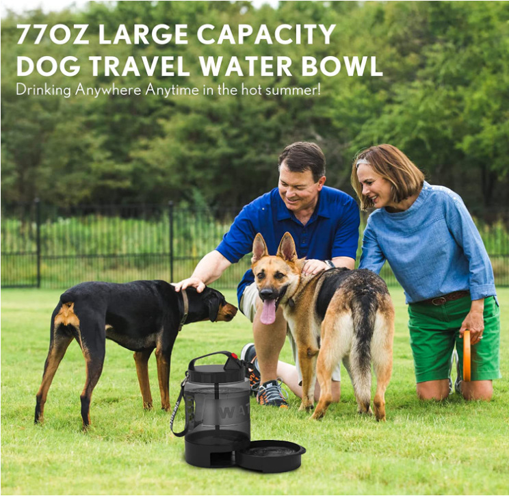 77oz Dog Travel Water Bottle