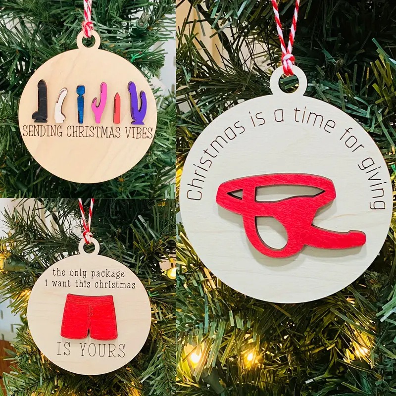 Inappropriate Naughty Ornament - Adult Ornament