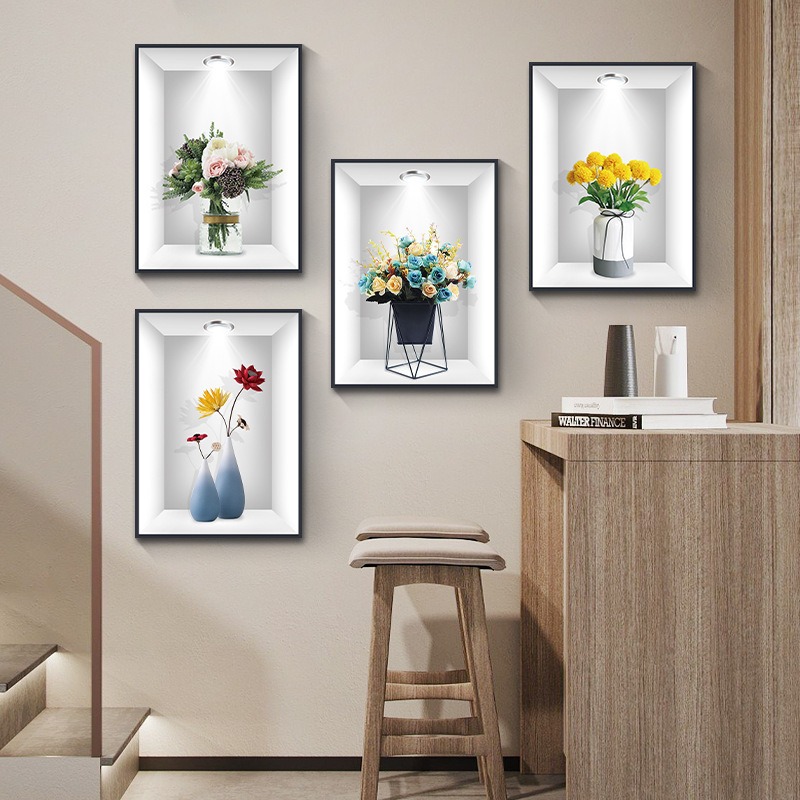 Self-Adhesive 3D Plant Wall Stickers