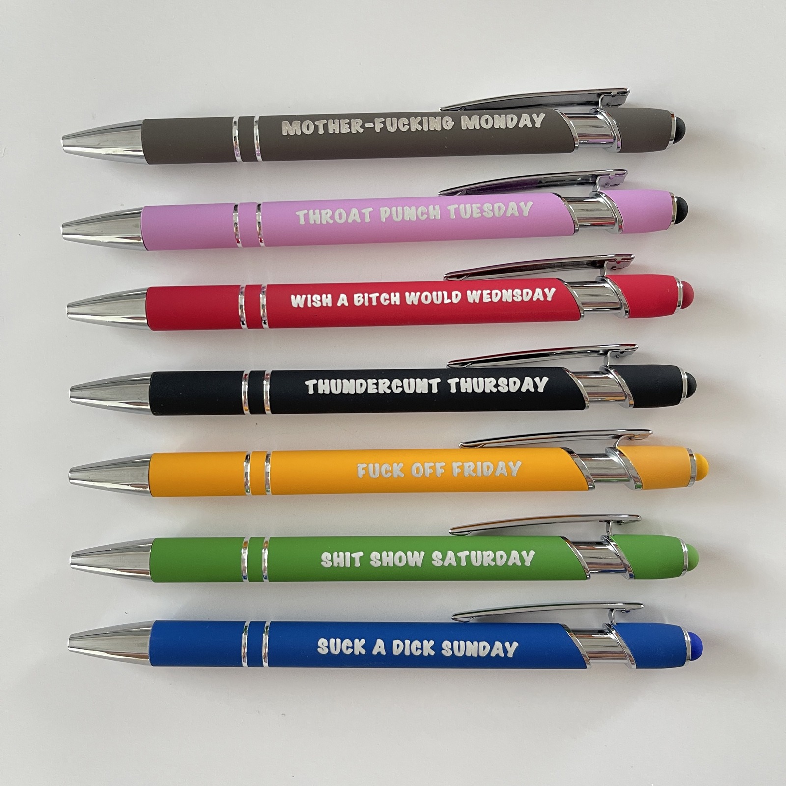 🎁FUNNY GIFT-A FUN SEVEN DAY MOOD PEN🖋️