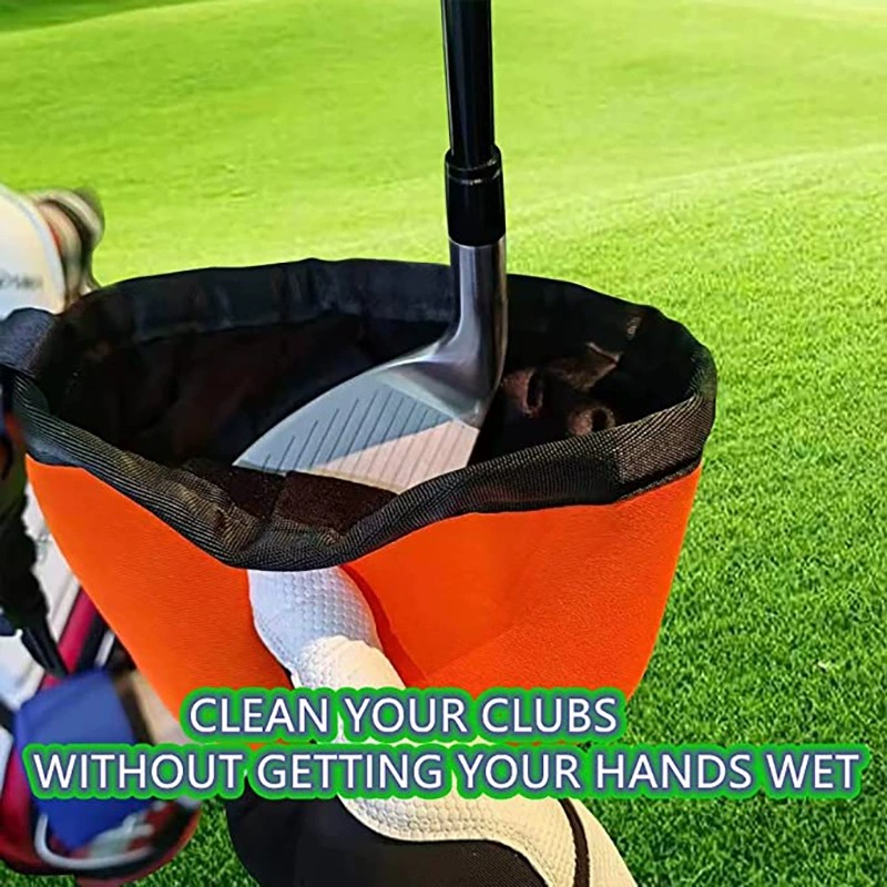 Golf Club and Golf Ball Cleaning Bag