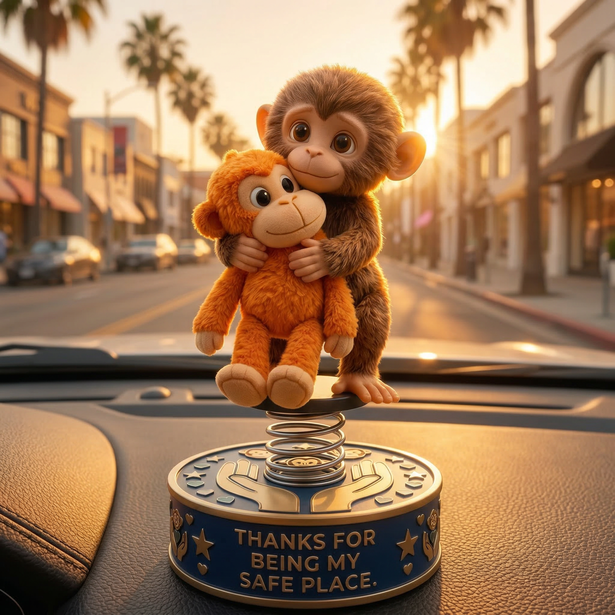 Punch & Friends: Little Monkey The Dashboard Guardian