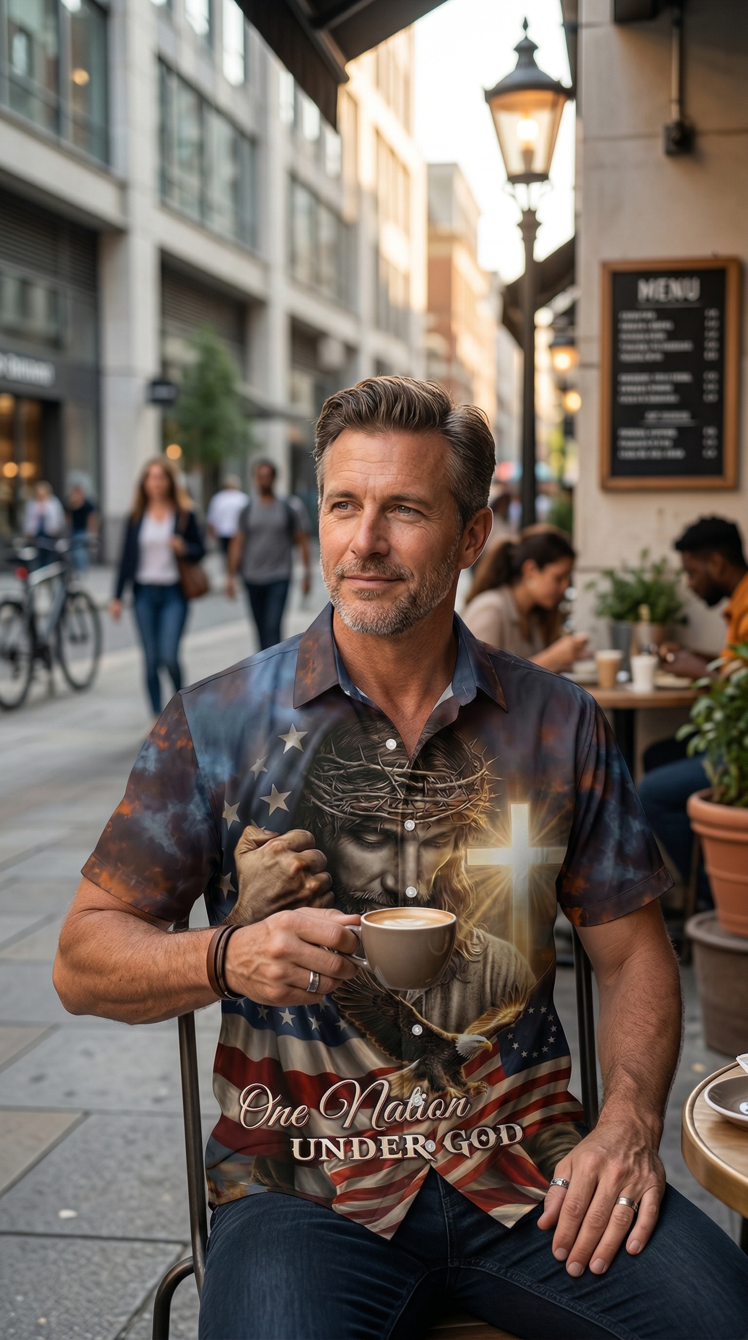 One Nation Under God - Hawaiian Shirt