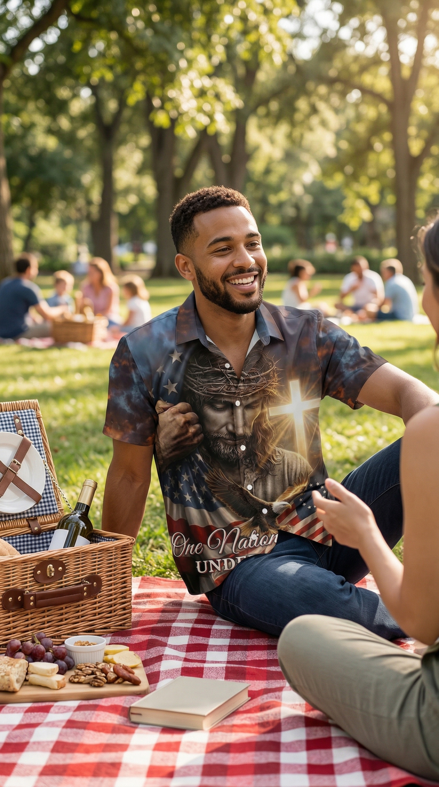 One Nation Under God - Hawaiian Shirt