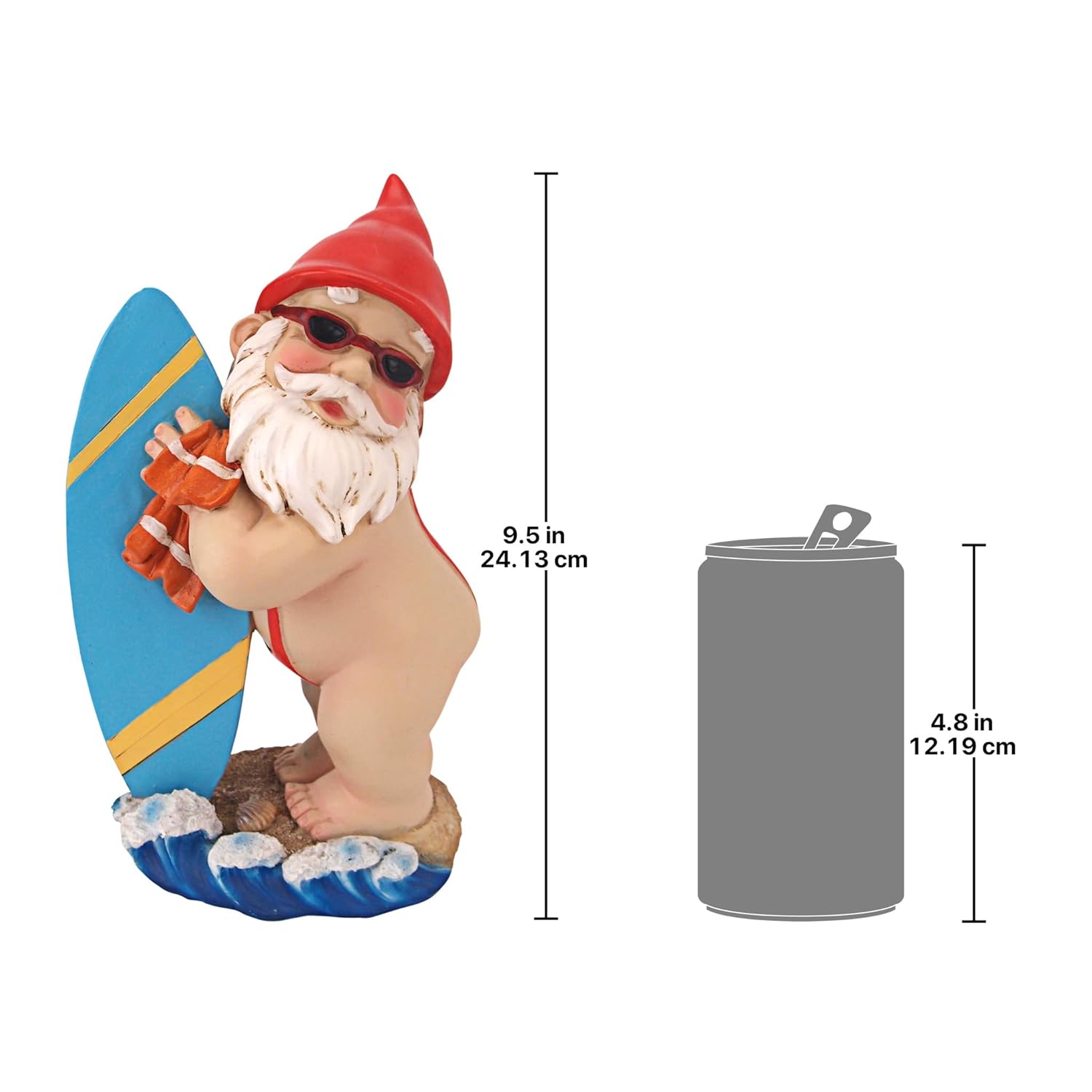 Bikini Garden Gnome Statue