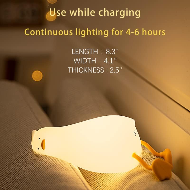 Lying Flat Duck Night Light