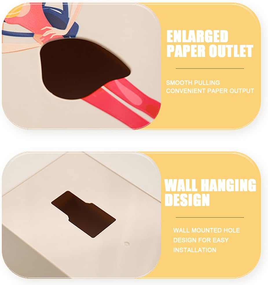 🤣Lady Funny Skirt Tissue Box