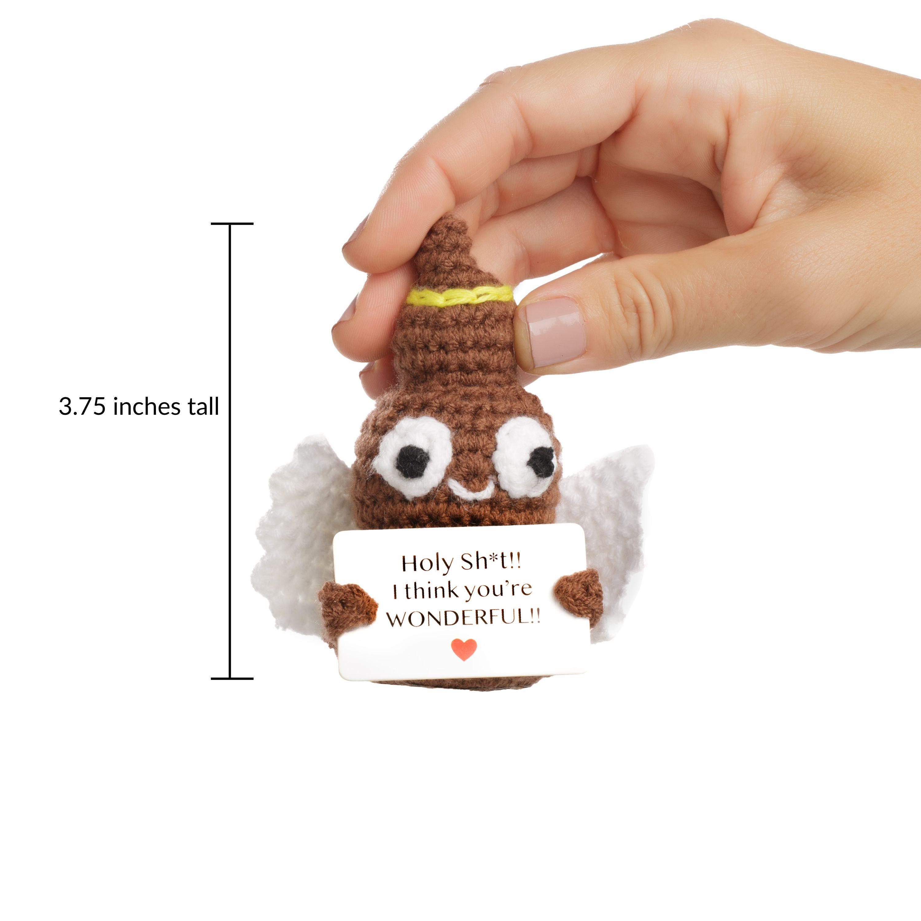 🤣Handmade Emotional Support Crochet Poo Plush