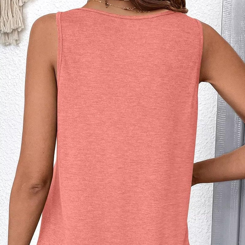 👚Women Sleeveless V-neck T-shirt