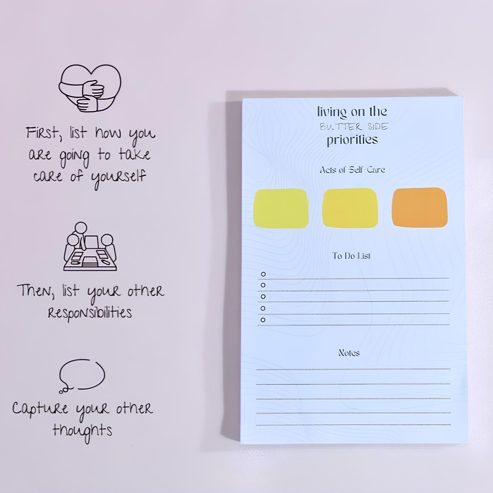 💖Self-Care Journal and Notepad Bundle
