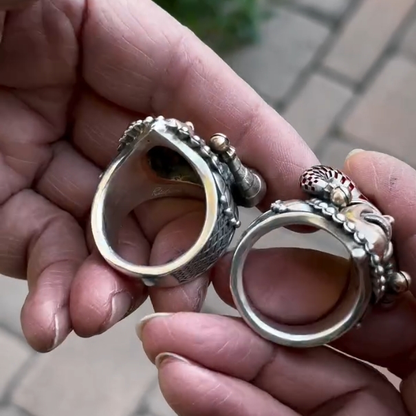 Tragedy and Comedy Clown Ring