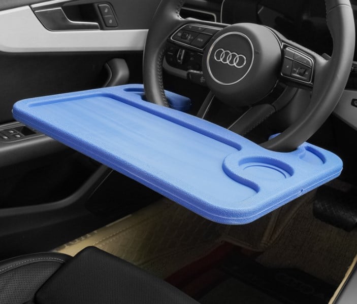 Newest Portable Car Table Steering Wheel Car Laptop Computer Desk Mount Stand Coffee Goods Tray Board Dining Table Holder