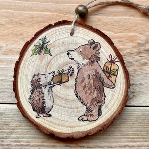 Wooden Hand-painted Christmas Decorations