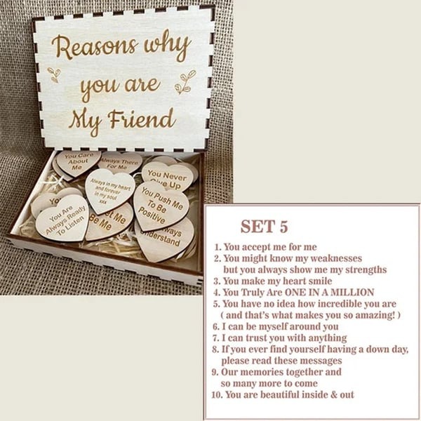 🔥 BIG SALE - 50% OFF🔥🔥"Reasons Why You Are My Friend" Friendship Gift