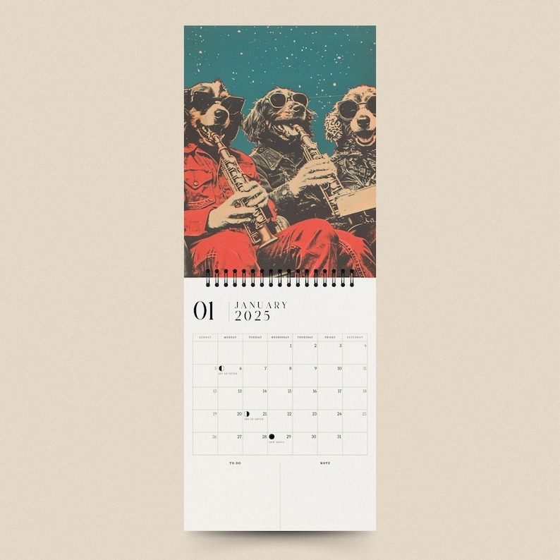 📆2025 Musical Dogs Calendar🐕