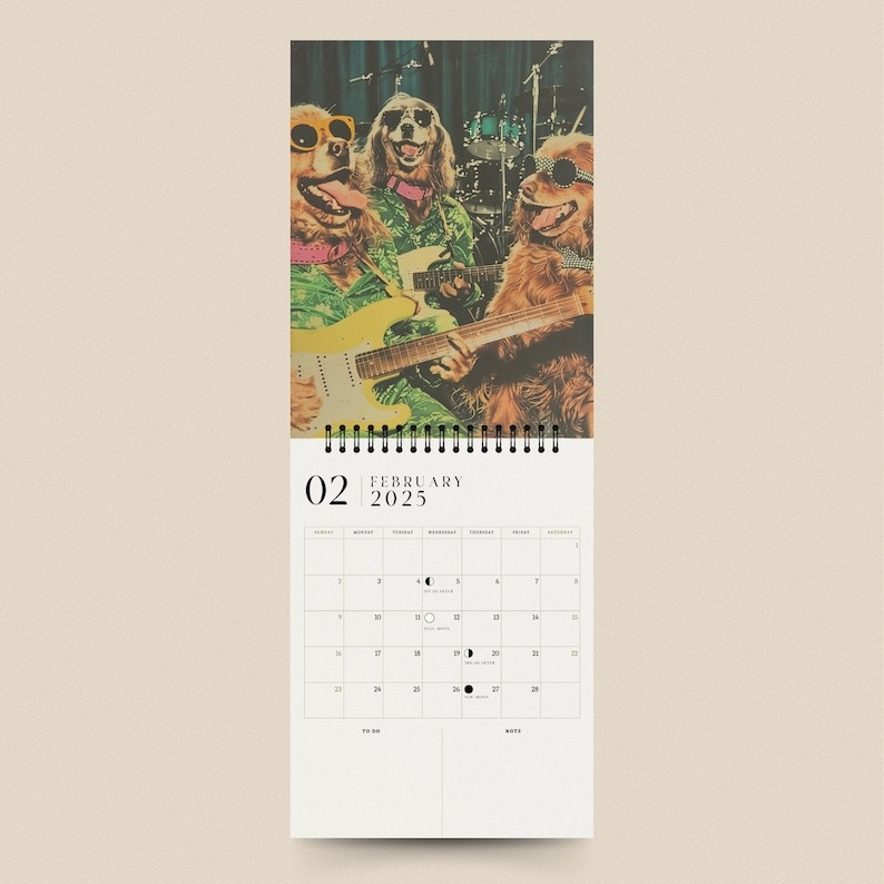 📆2025 Musical Dogs Calendar🐕