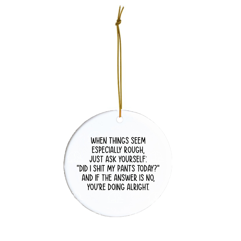 🤣Jolliest Bitch in the Family-Rude Christmas Ornament