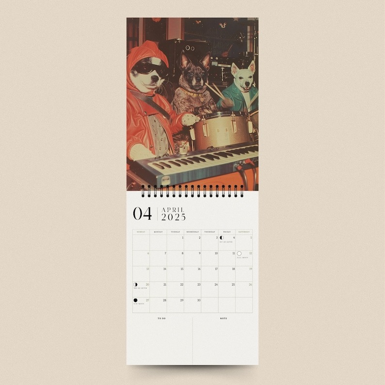 📆2025 Musical Dogs Calendar🐕