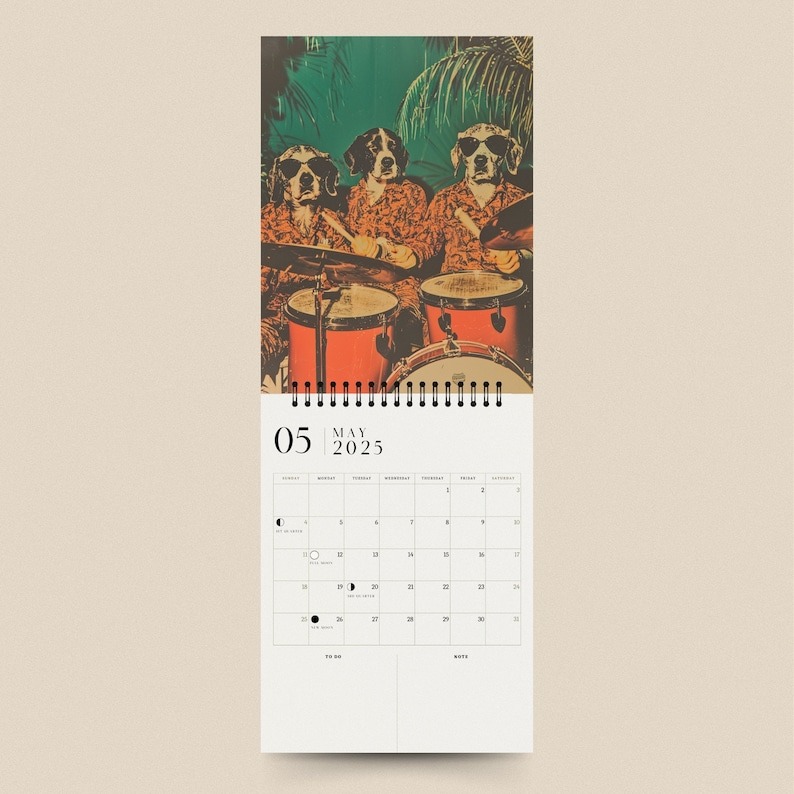 📆2025 Musical Dogs Calendar🐕