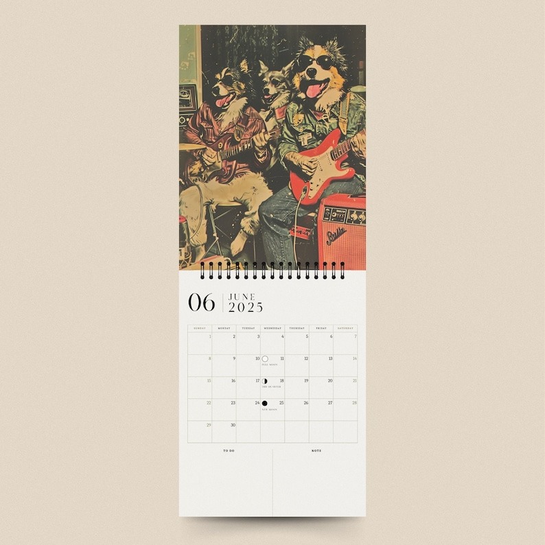 📆2025 Musical Dogs Calendar🐕