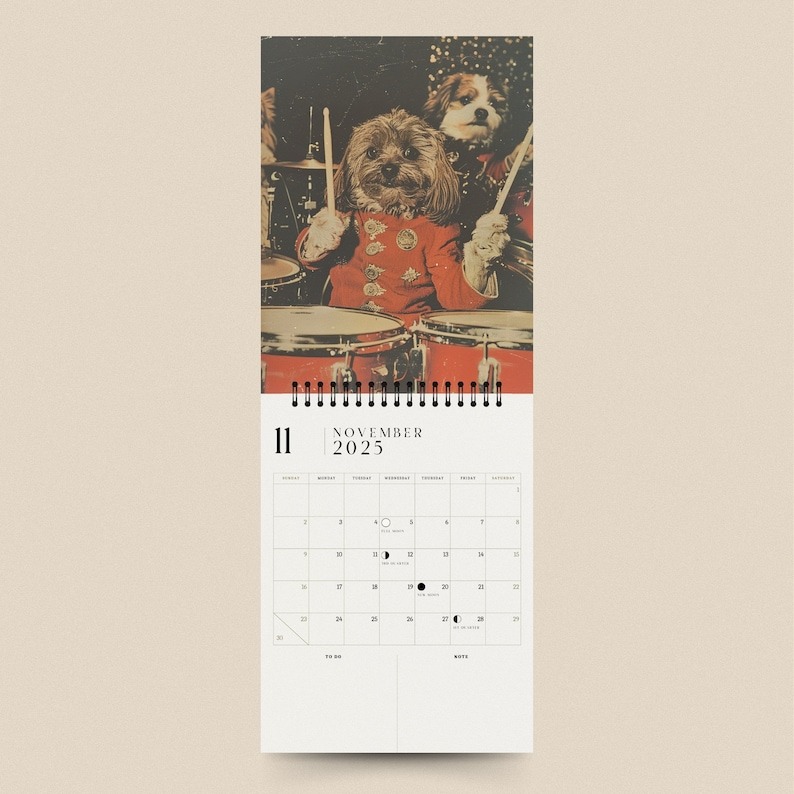 📆2025 Musical Dogs Calendar🐕