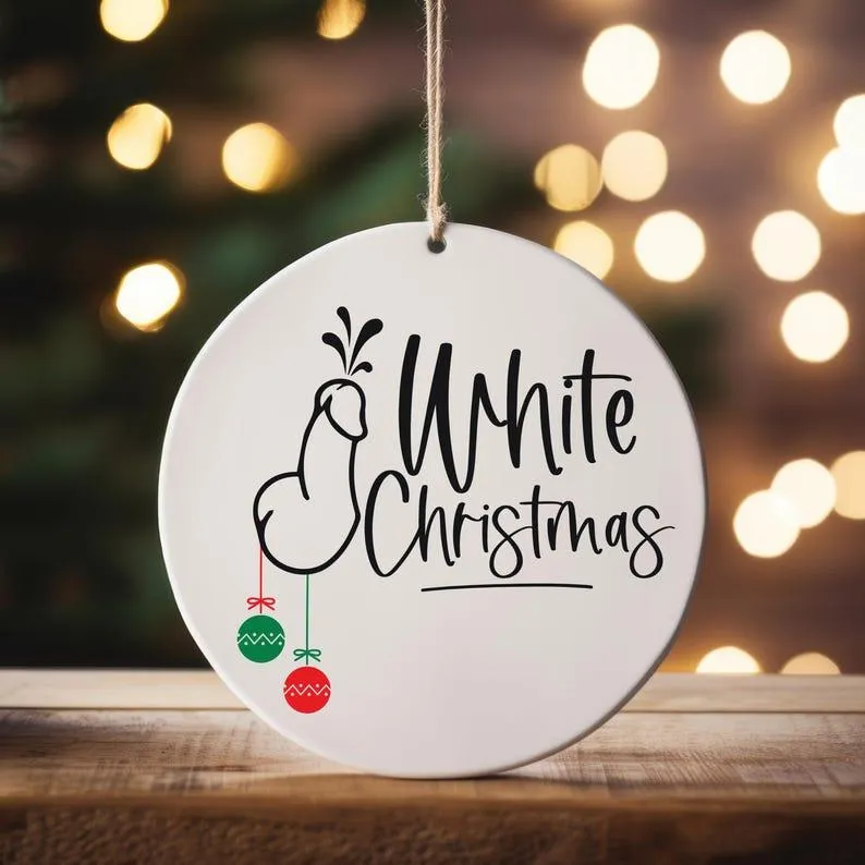 Funny Adult Christmas Ornament