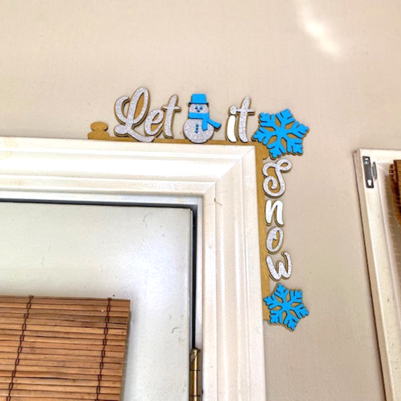 🎅Wooden Christmas Door Corner Decoration🎄