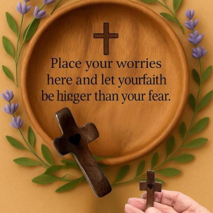 ✝️Wooden Prayer Bowl with
