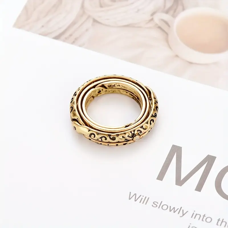 Rotating Astronomical Globe Finger Ring