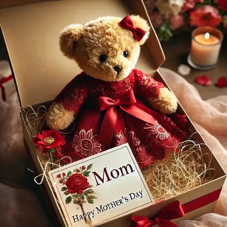 Mother's Day Teddy Bear Gift Box