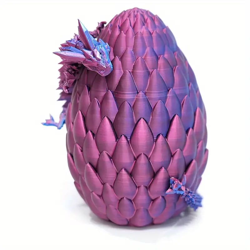 2024 New 3d Printed Dragon In Egg Full Articulated Dragon - Temu