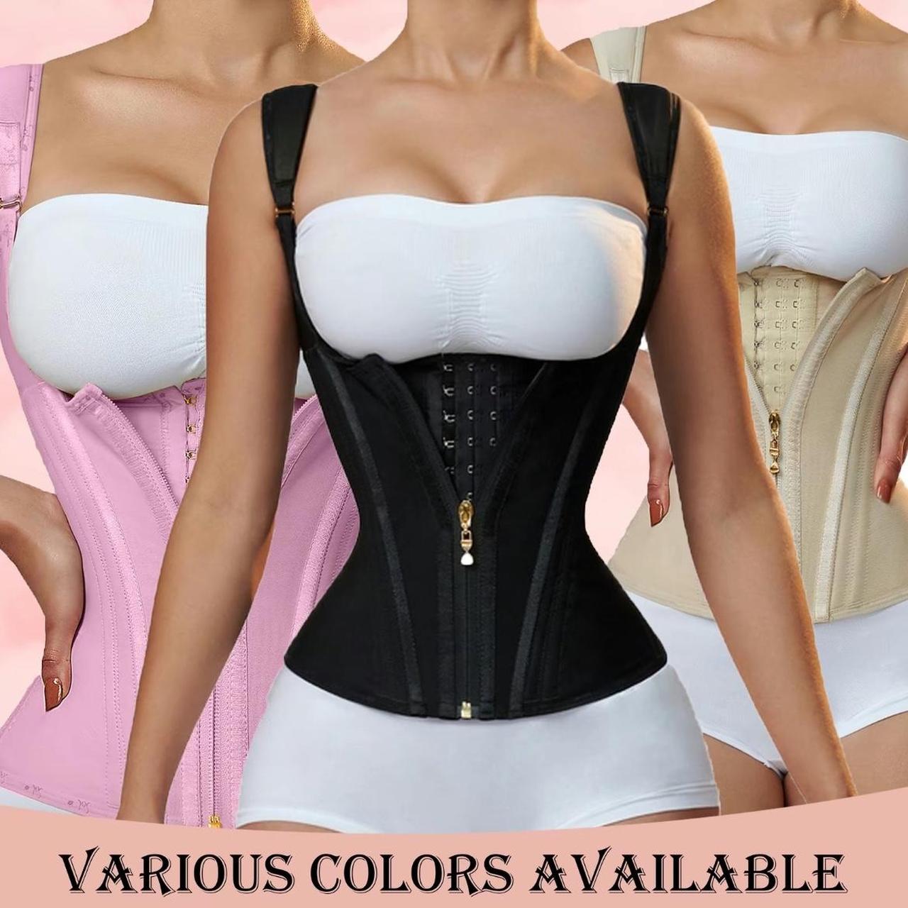 Double Compression Waist Trainer Corset with Zipper