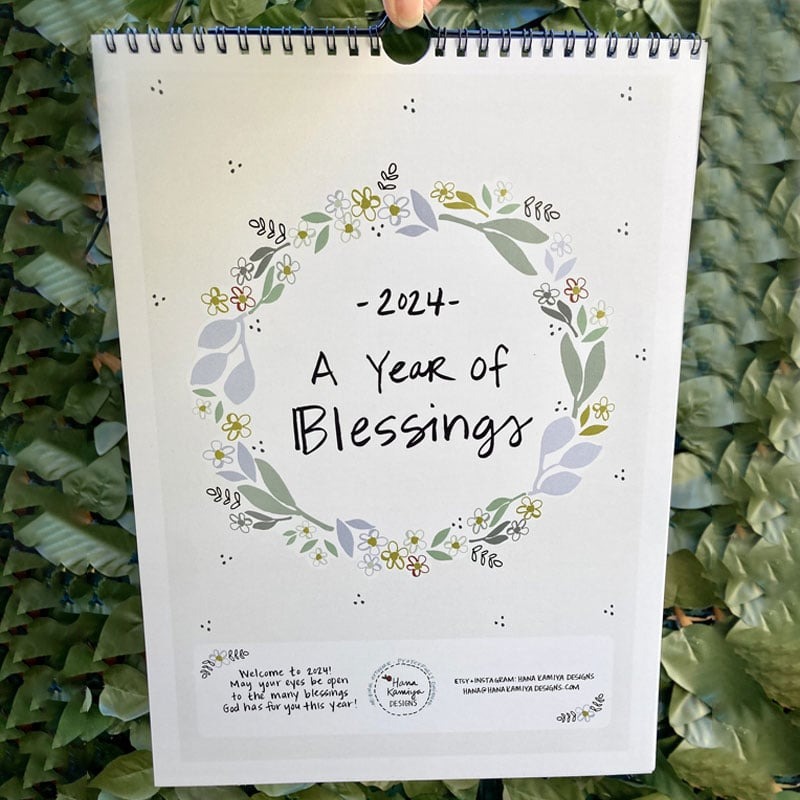 2024 Wall Calendar, Christian gifts for Women