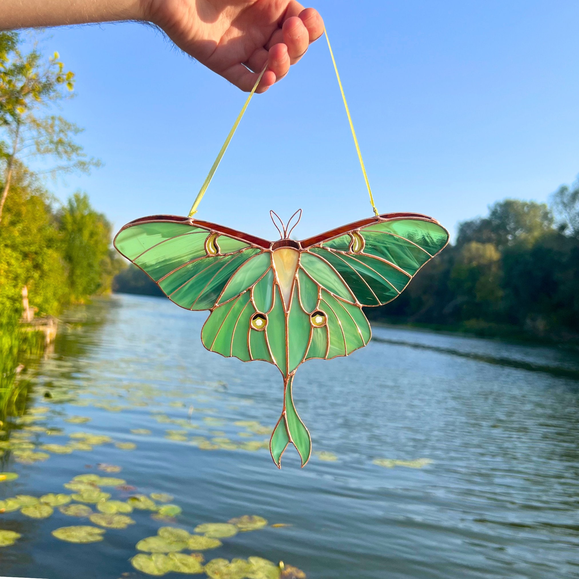 🔥Luna Moth Butterfly Suncatcher Window Hangings