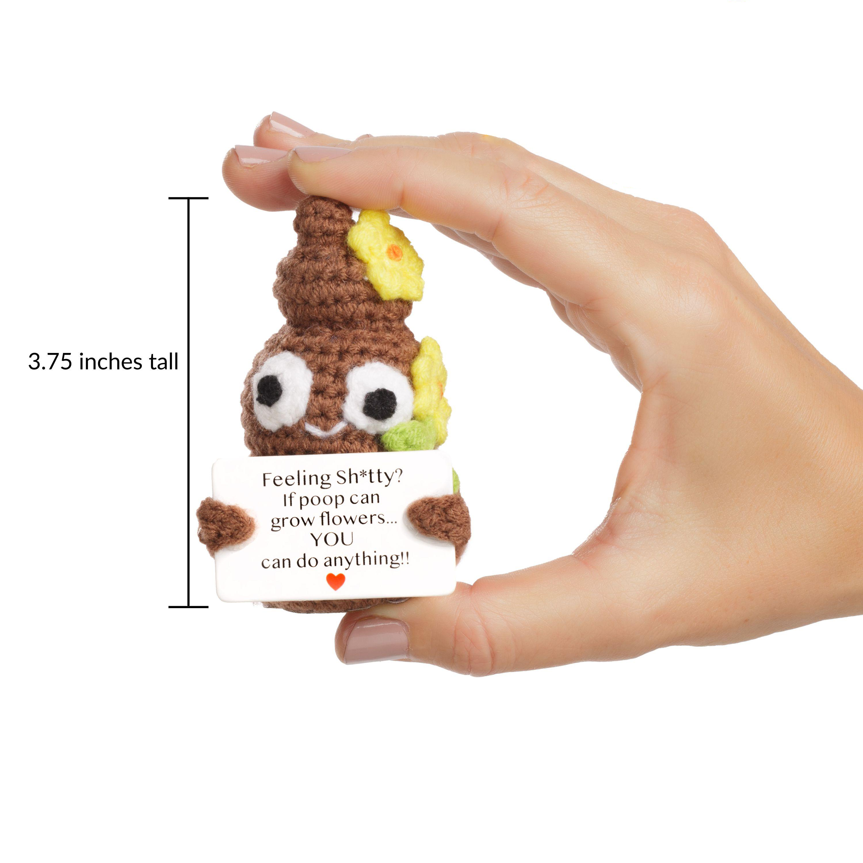 🤣Handmade Emotional Support Crochet Poo Plush