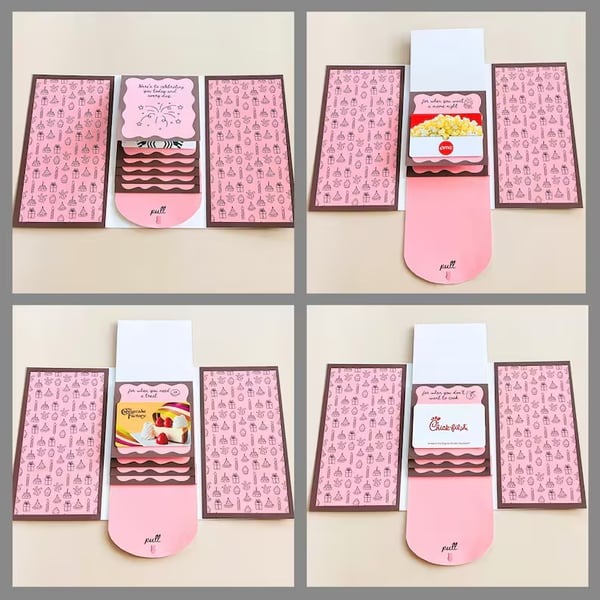 🔥LAST DAY 49% OFF - 🎅✨Handmade Waterfall Christmas Gift Card Booklet♻️Free PDF Included!