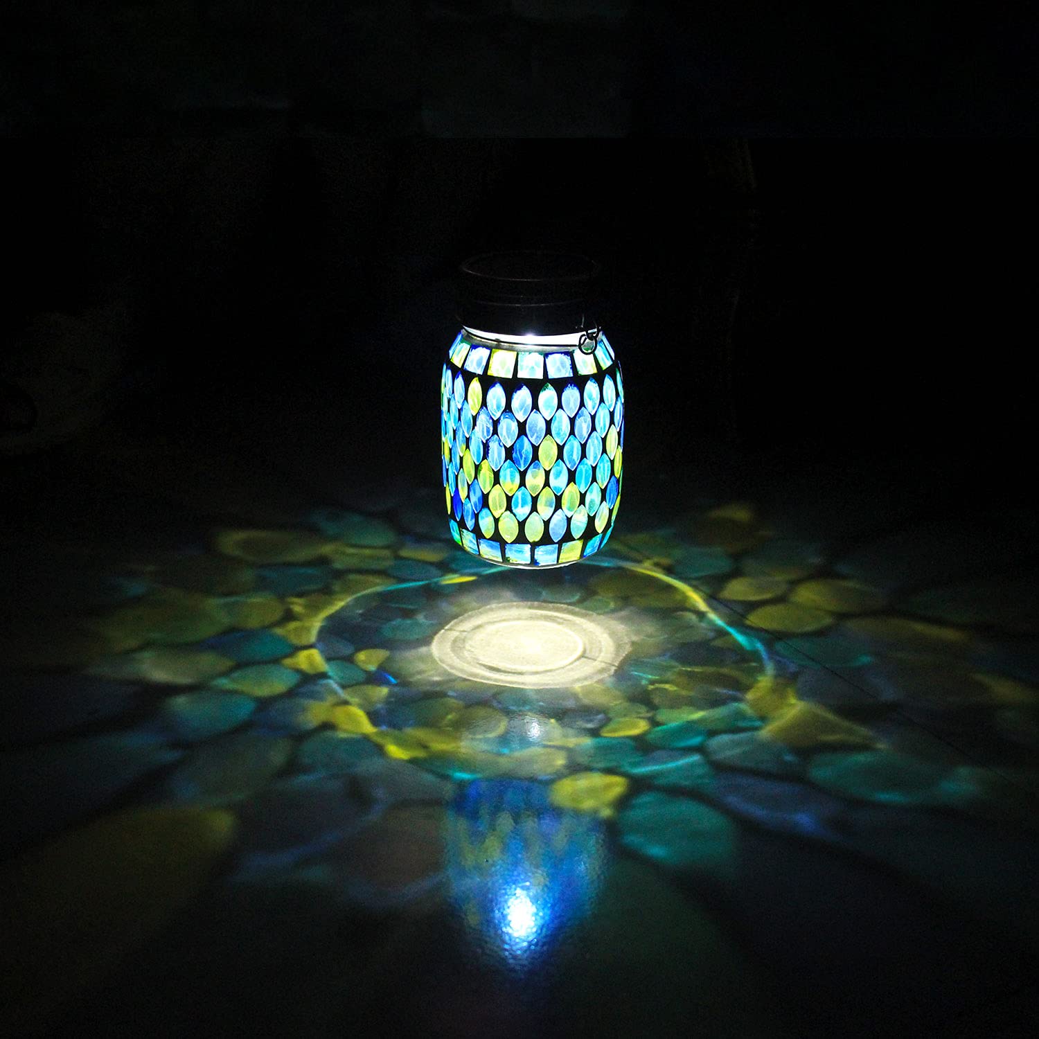 Mosaic Waterproof Solar Night Lanterns