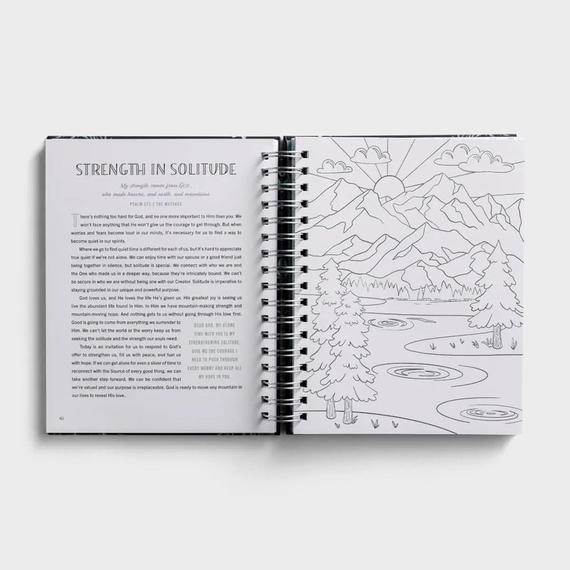 ➕️Be Still & Know: Devotional Coloring Book (Hardcover)