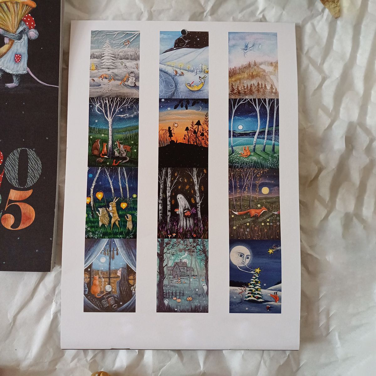 2025 Art Calendar – A Year of Whimsy