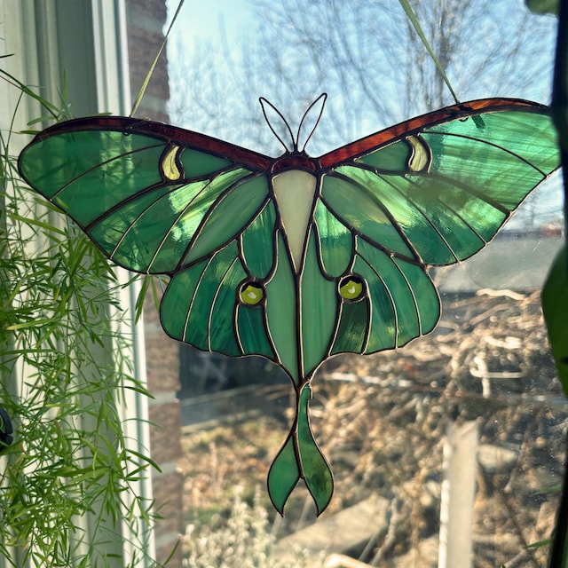 🔥Luna Moth Butterfly Suncatcher Window Hangings