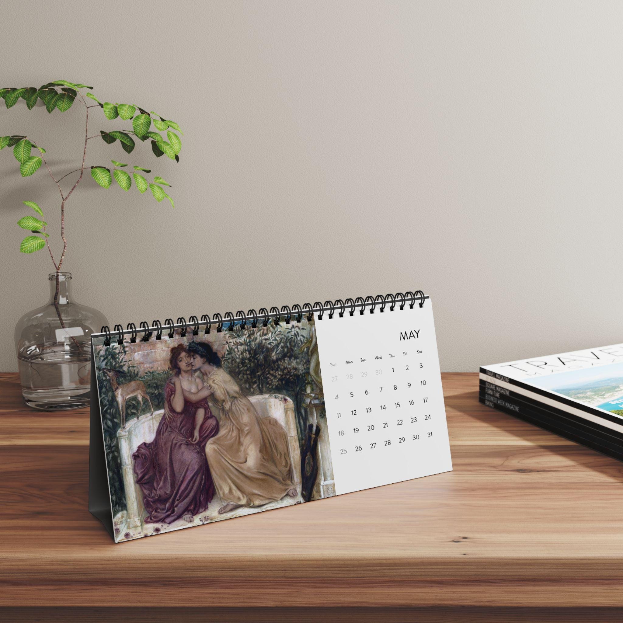 👩‍❤️‍👩2025 Lesbian Imagery Desktop Calendar