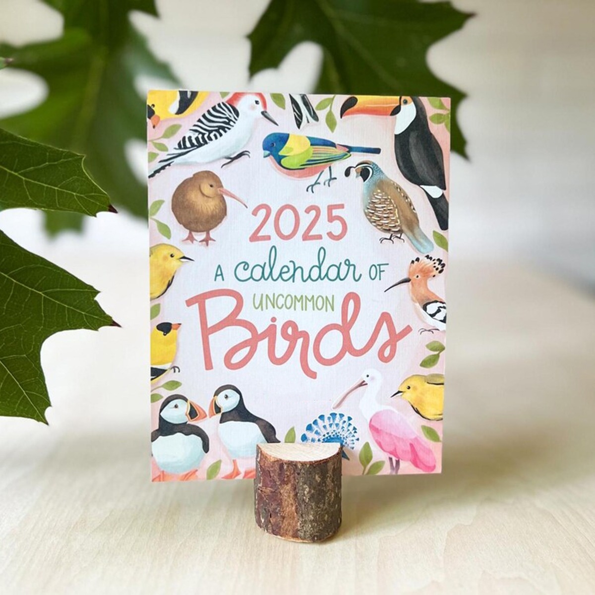 🐦2025 Hand Drawn Bird-ThemedDesk Calendar