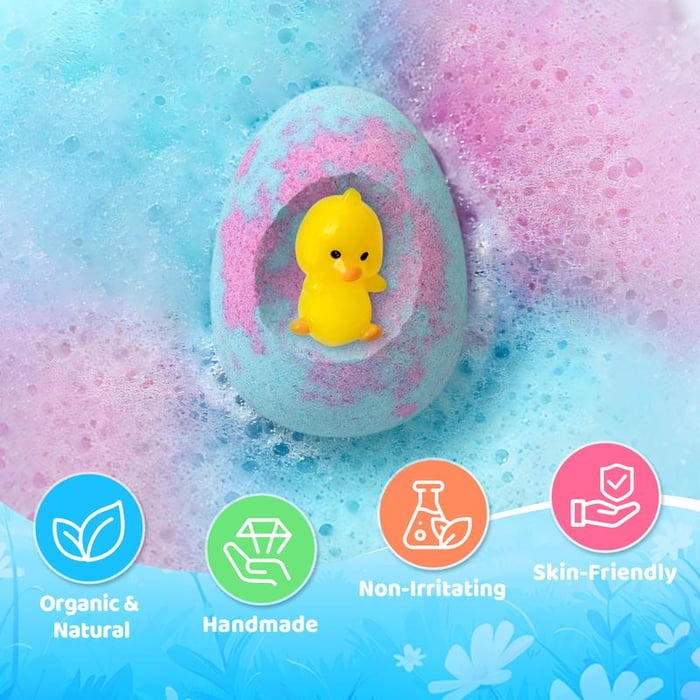 🐰🥚 BunnyBurst Surprise Bath Bombs for Kids