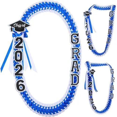 Lyrow Graduation Money Lei Class of 2026 Double Braided Lei Gift