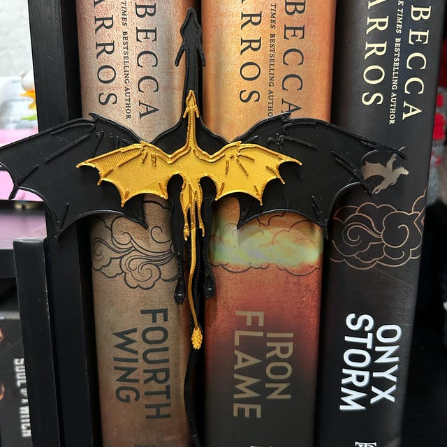 🐉📕Fourth Wing Double Dragon BOOK INSERT